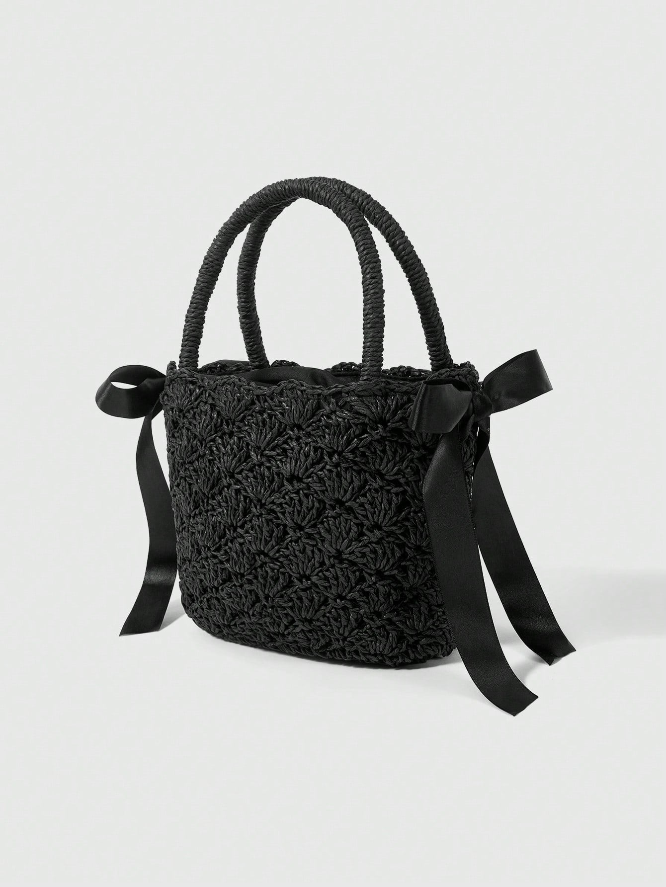 ROMWE Goth Bolso de mano de estilo gótico con diseño de cruz, serpiente y lazo, para Halloween