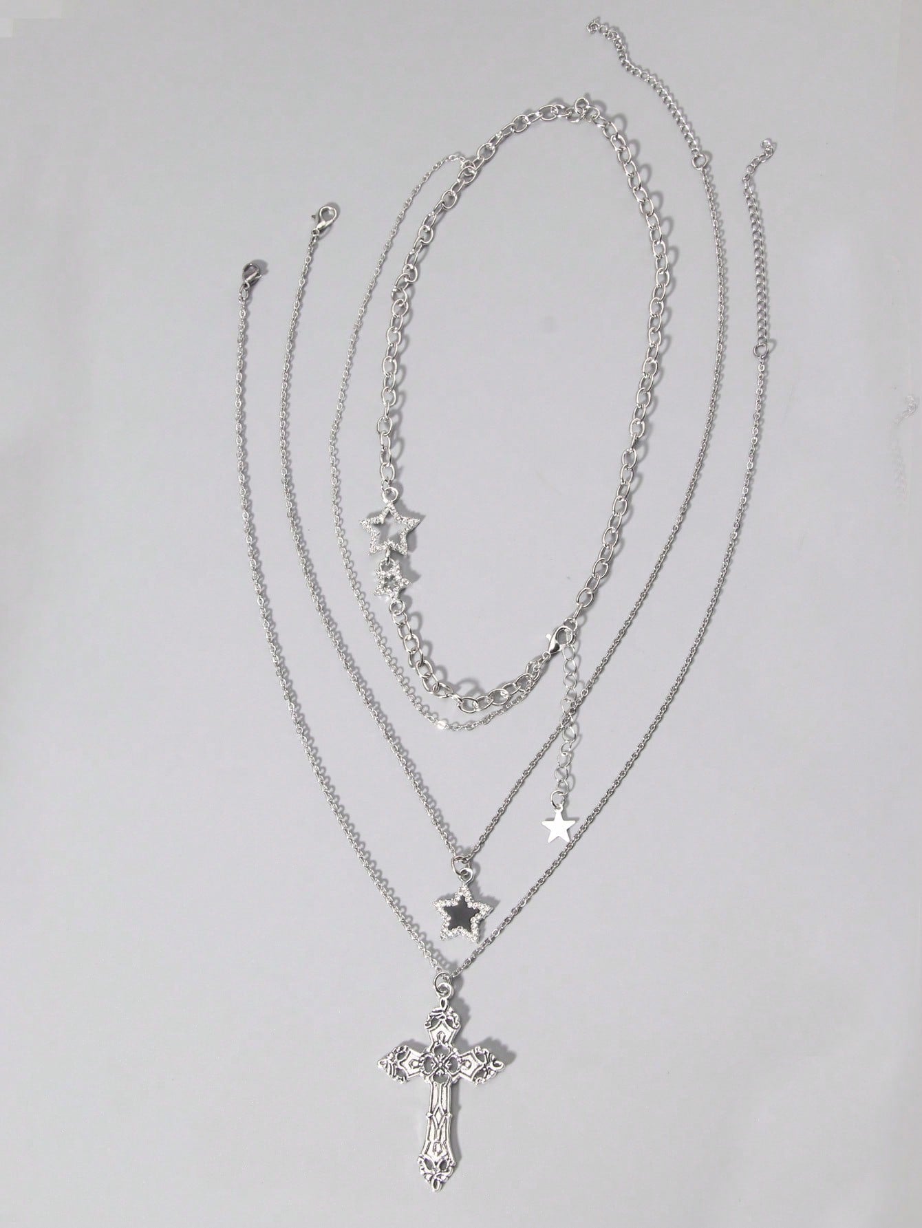 ROMWE Goth Juegos de collares para mujer