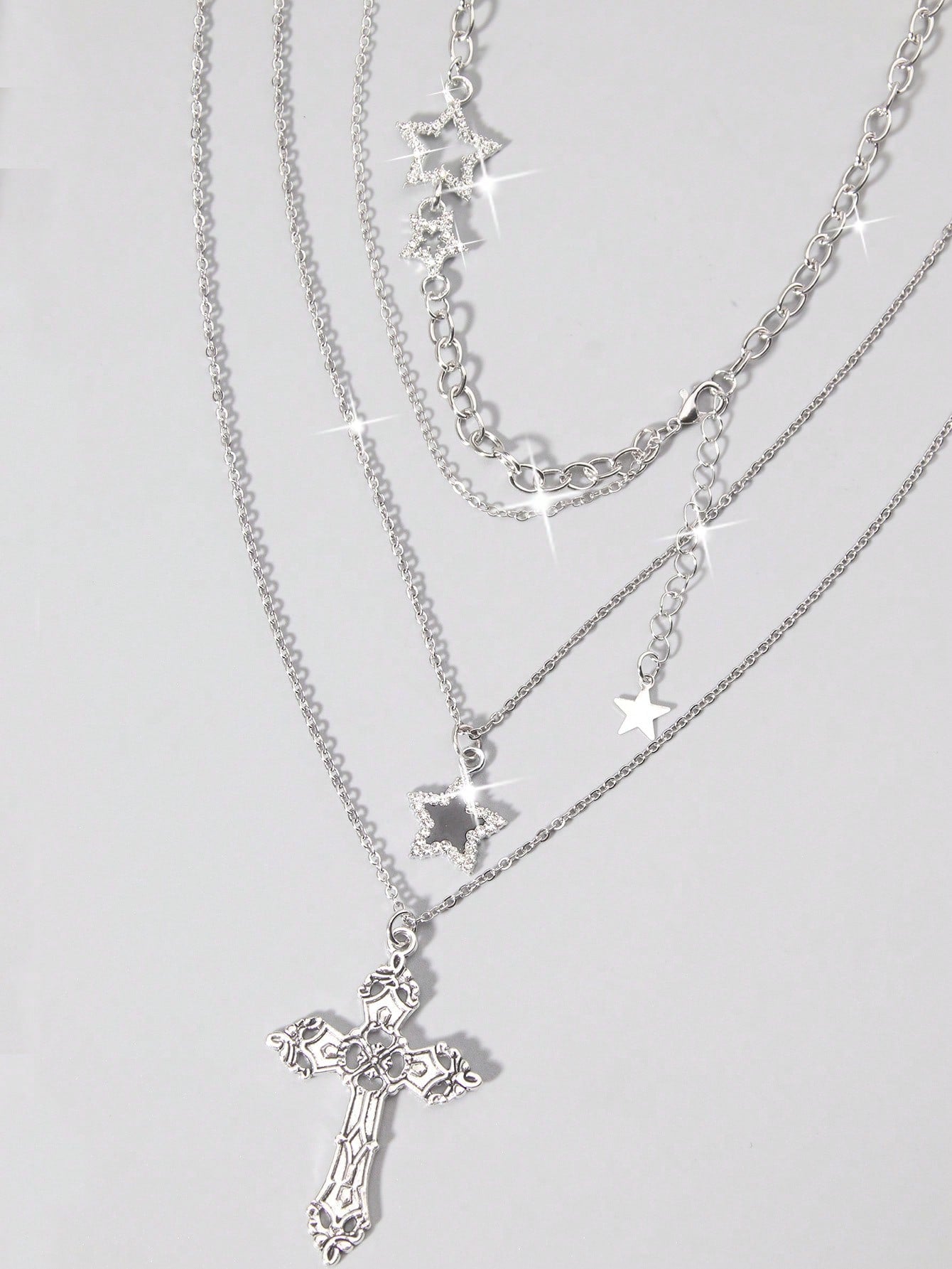 ROMWE Goth Juegos de collares para mujer