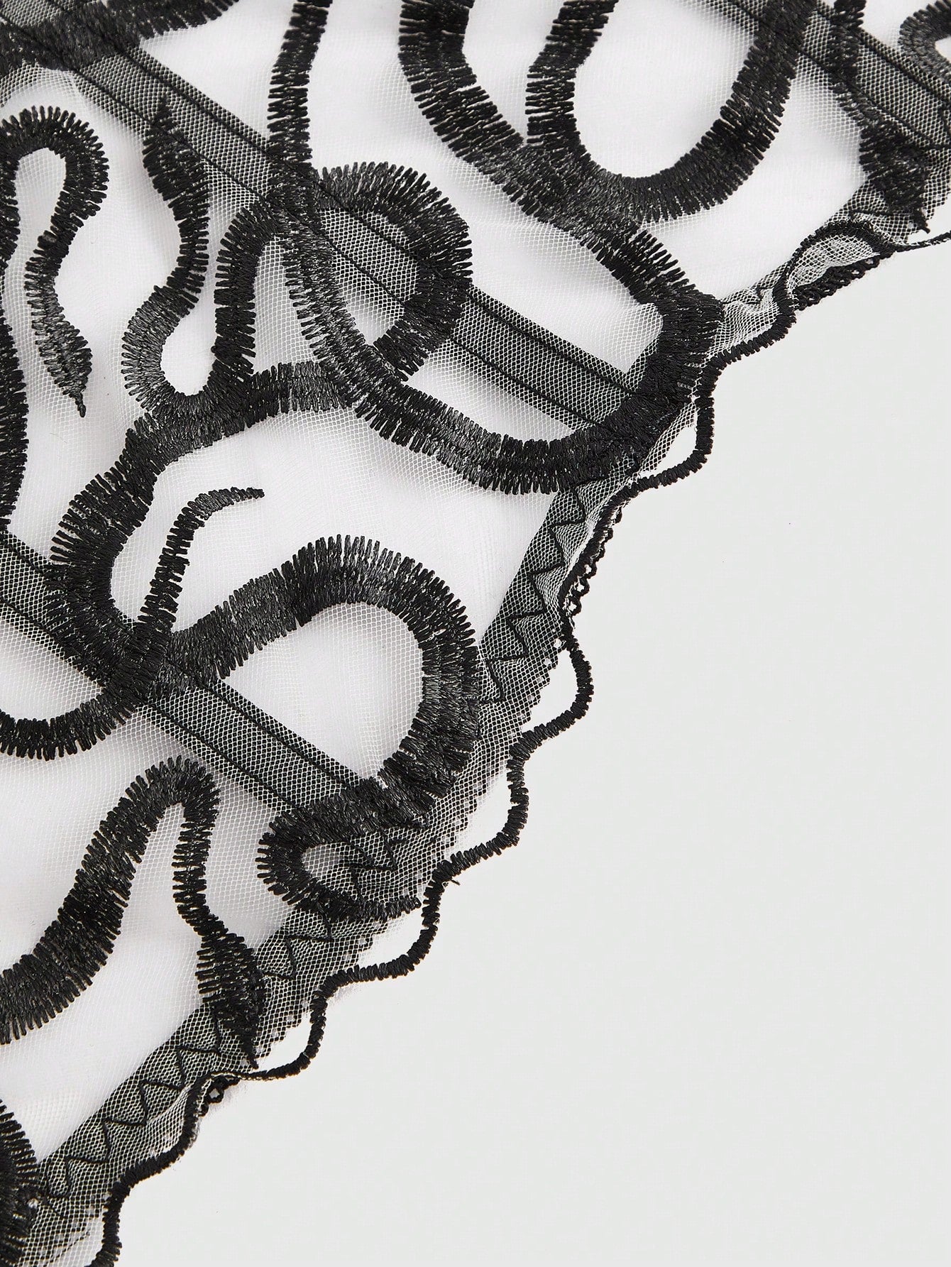 ROMWE Goth Top De Tubo Con Corpiño De Malla Con Decoración De Serpiente