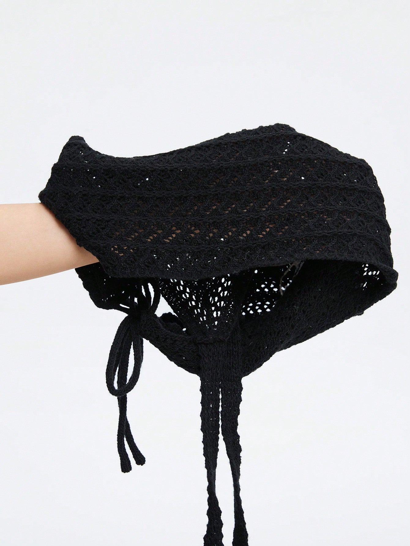 ROMWE Goth Top veraniego de punto bordado de mariposa con lazo para mujer - vacaciones sexys minimalistas