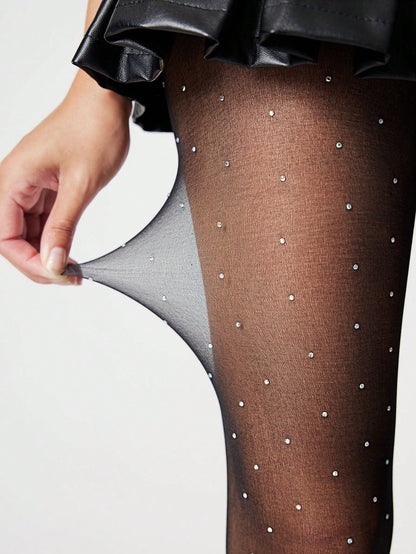 ROMWE Grunge Punk Medias/Mallas/Leggings para mujer