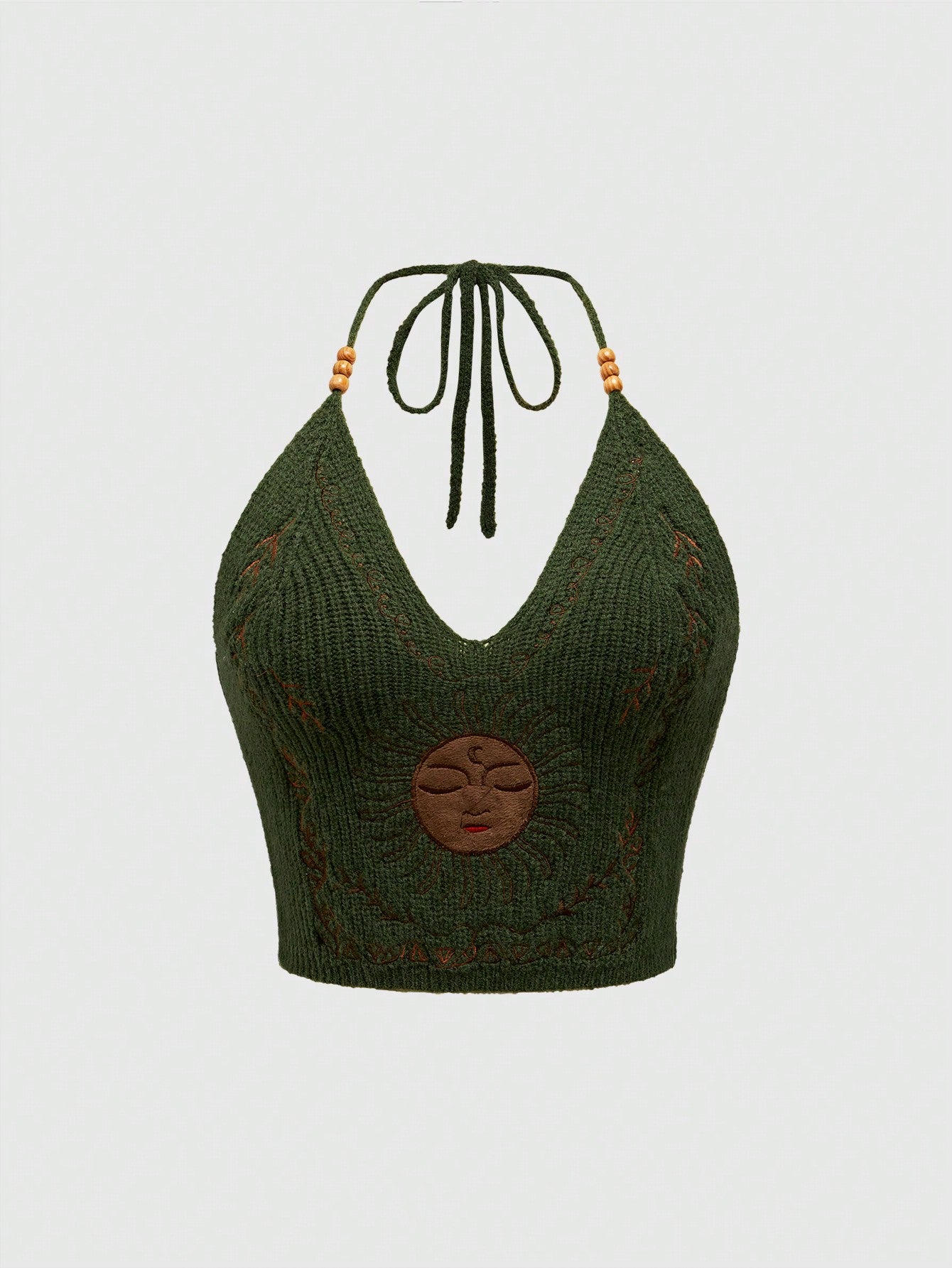 ROMWE Hippie Camiseta de punto minimalista diaria para mujer de Tengman