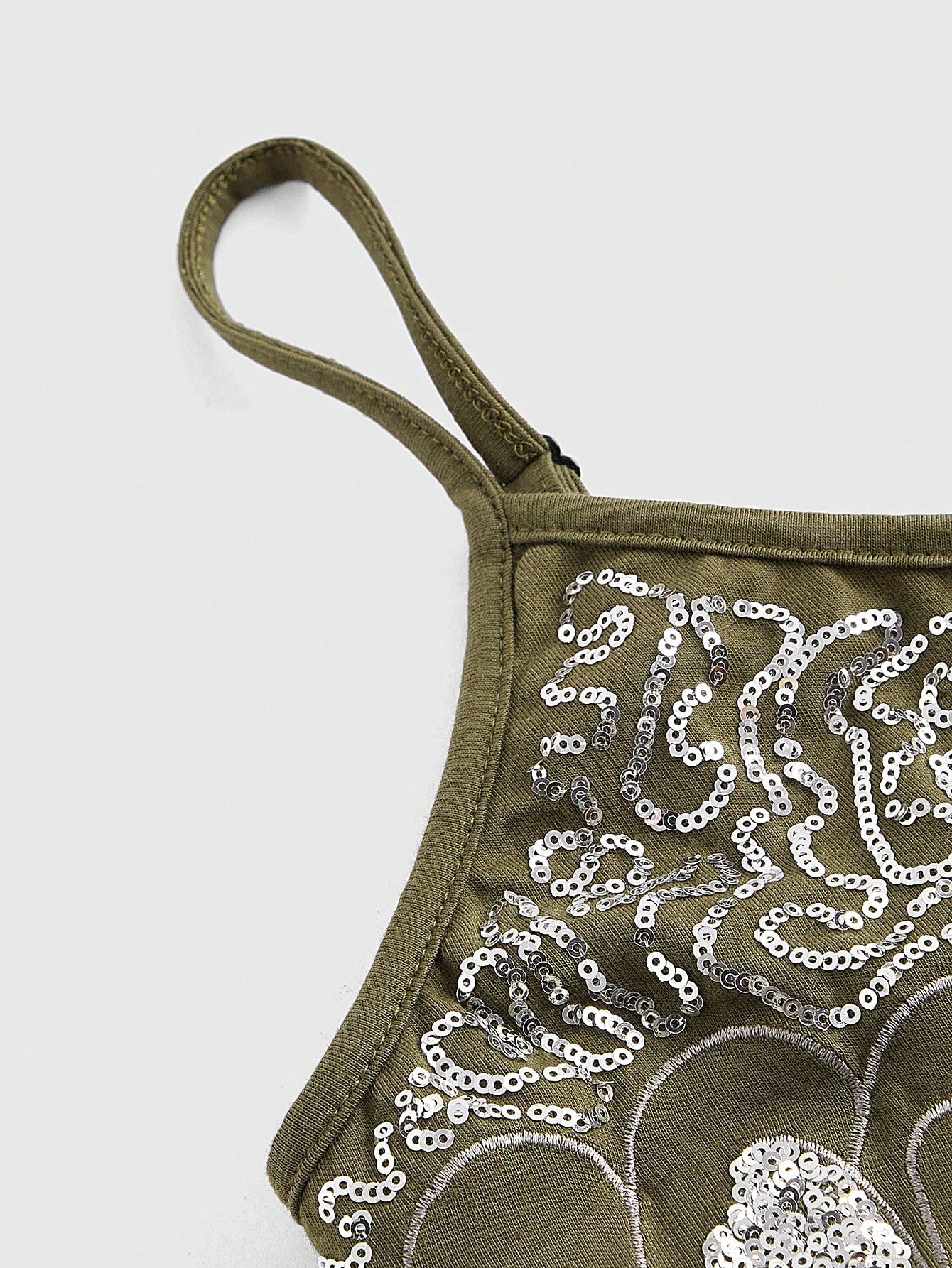 ROMWE Hippie Correas Asimétricas De Lentejuelas De Mariposa Para Mujeres Con Dobladillo