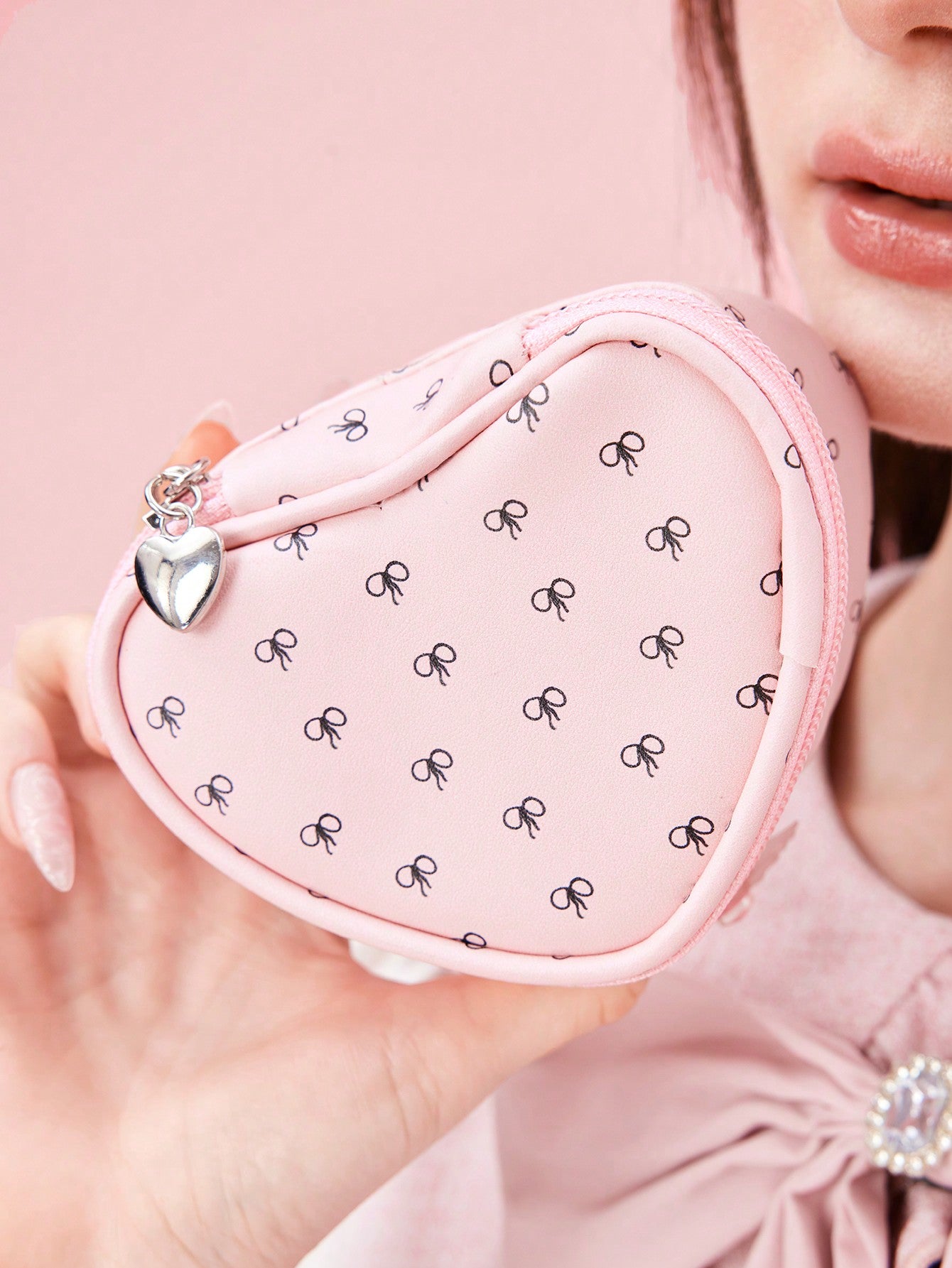 ROMWE J-Fashion Bolsa de monedas linda con forma de mariposa de dibujos animados, bolsa de almacenamiento