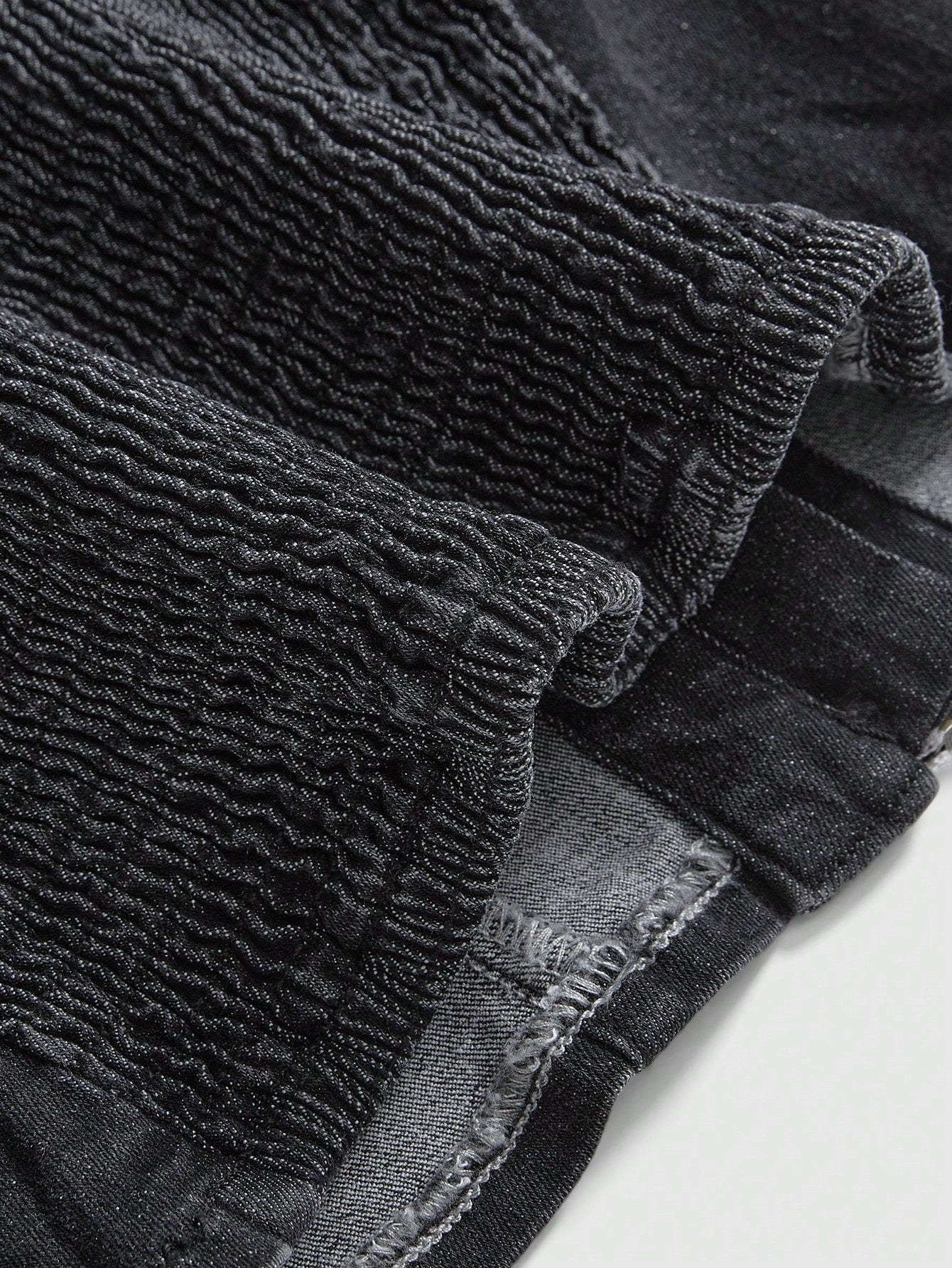 ROMWE J-Fashion Top de tirantes de denim con cremallera delantera y diseño de ojetes para mujer