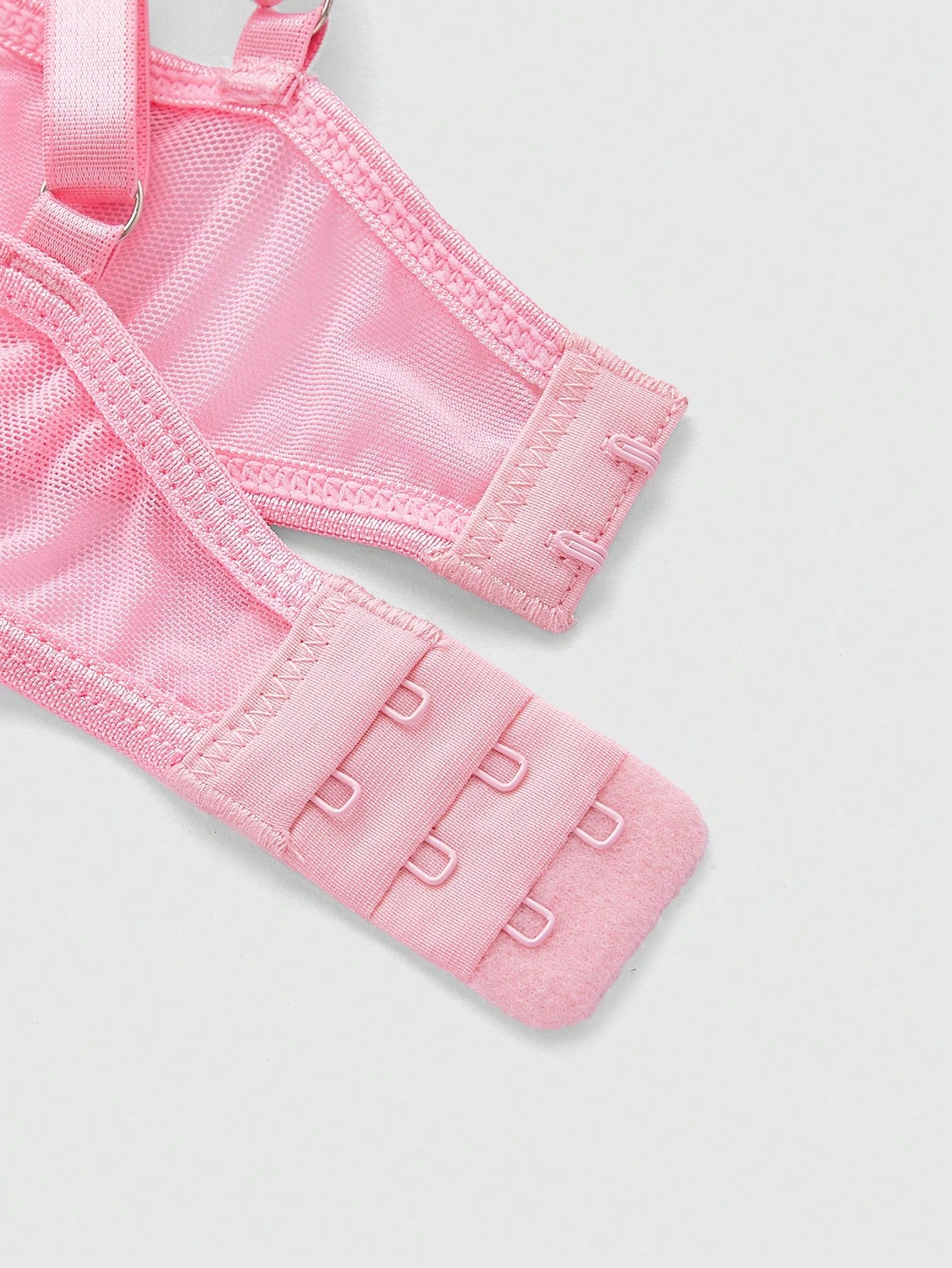 ROMWE Kawaii Body Sexy De Malla De Encaje Con Lazo Y Lazo, Capa De Pastel Con Aros Y Correa Elástica