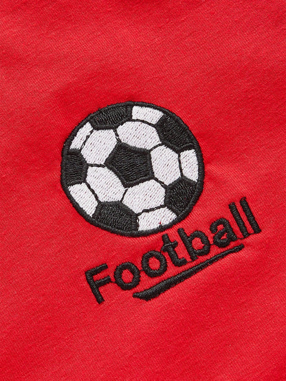 ROMWE Kawaii Camiseta De Fútbol Impresa Y Acolchada Para Mujer