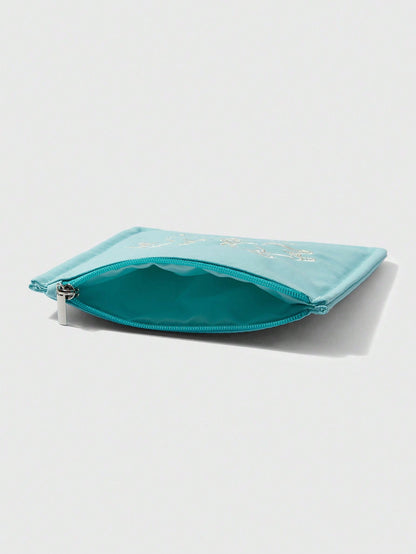 ROMWE Kawaii Monedero mini bordado de conejo, conveniente para uso diario y llevar