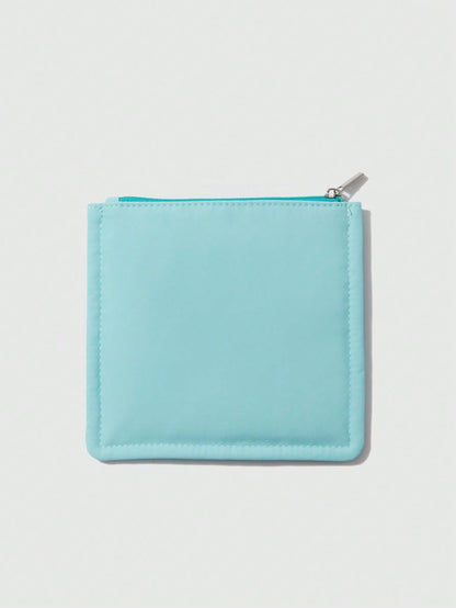 ROMWE Kawaii Monedero mini bordado de conejo, conveniente para uso diario y llevar