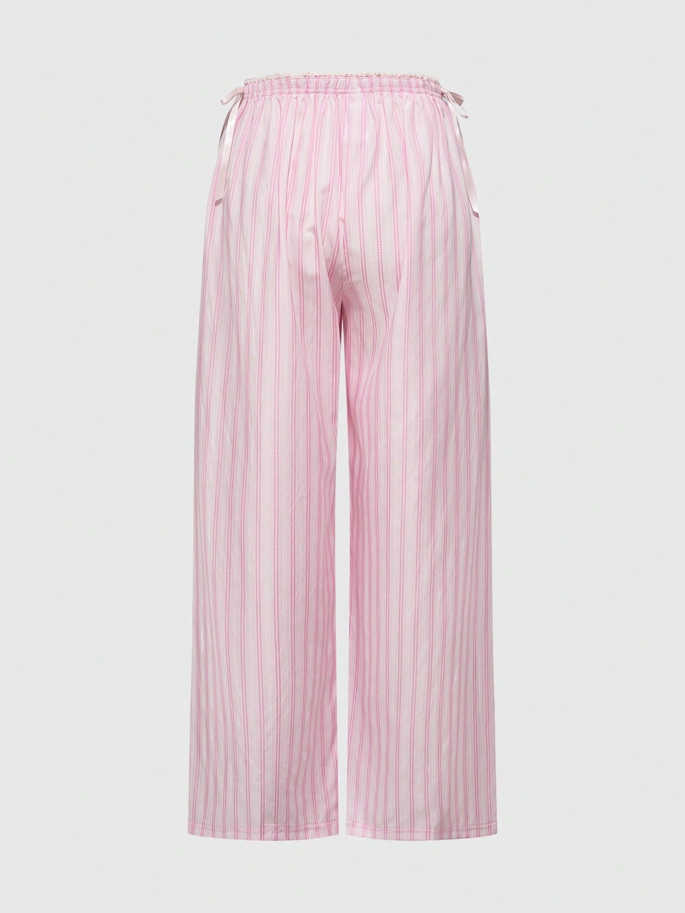 ROMWE Kawaii Pantalones largos casuales y sueltos de cintura baja con estilo Y2K, aptos para uso diario y vacaciones