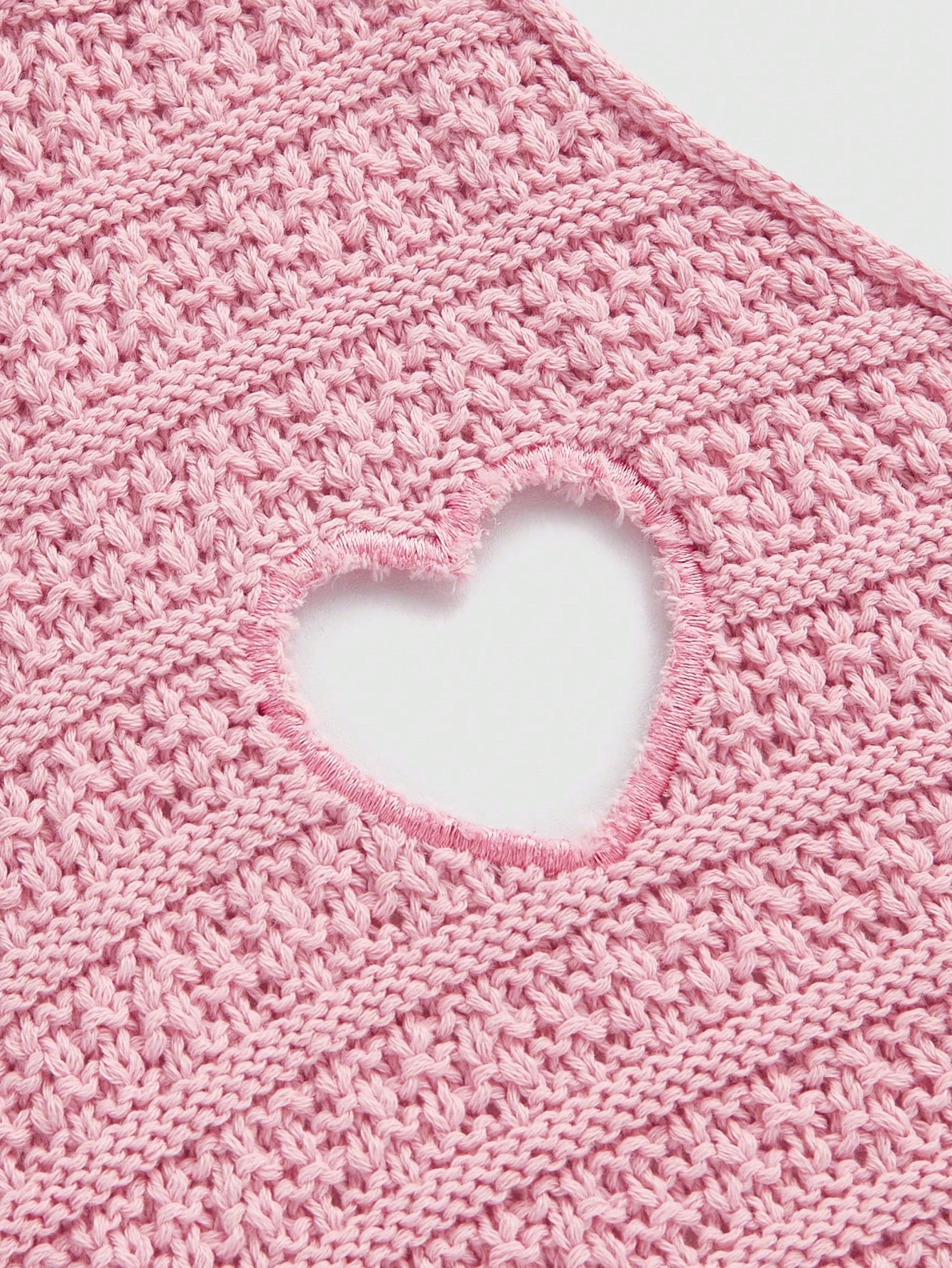 ROMWE Kawaii Top De Punto Para Mujer Con Cuello Ahuecado En Forma De Corazón Sexy Y Lindo Con Lazo En La Parte Delantera