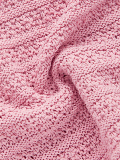 ROMWE Kawaii Top De Punto Para Mujer Con Cuello Ahuecado En Forma De Corazón Sexy Y Lindo Con Lazo En La Parte Delantera