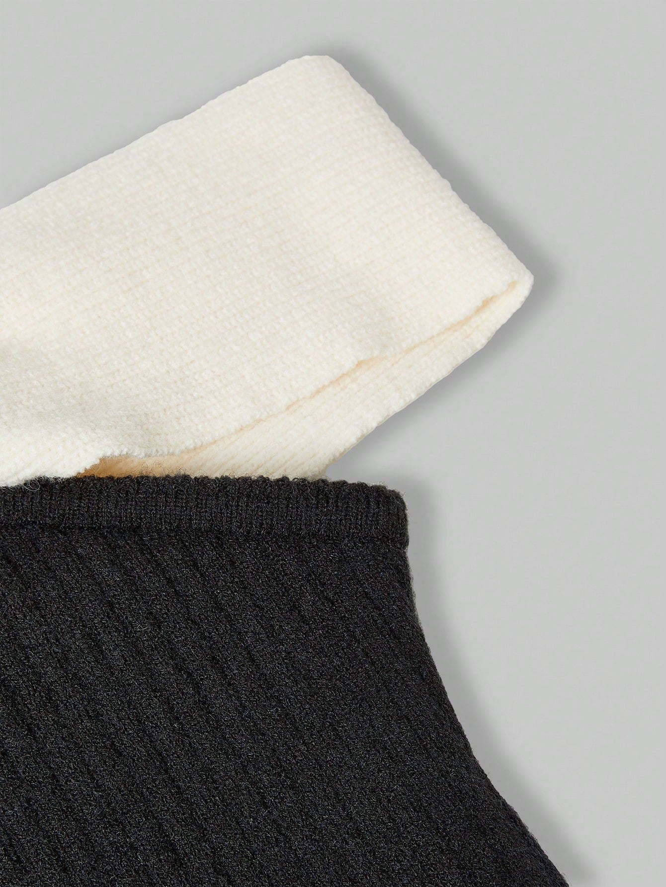 ROMWE Kawaii Top de punto con hombros descubiertos y diseño de mariposa para mujer