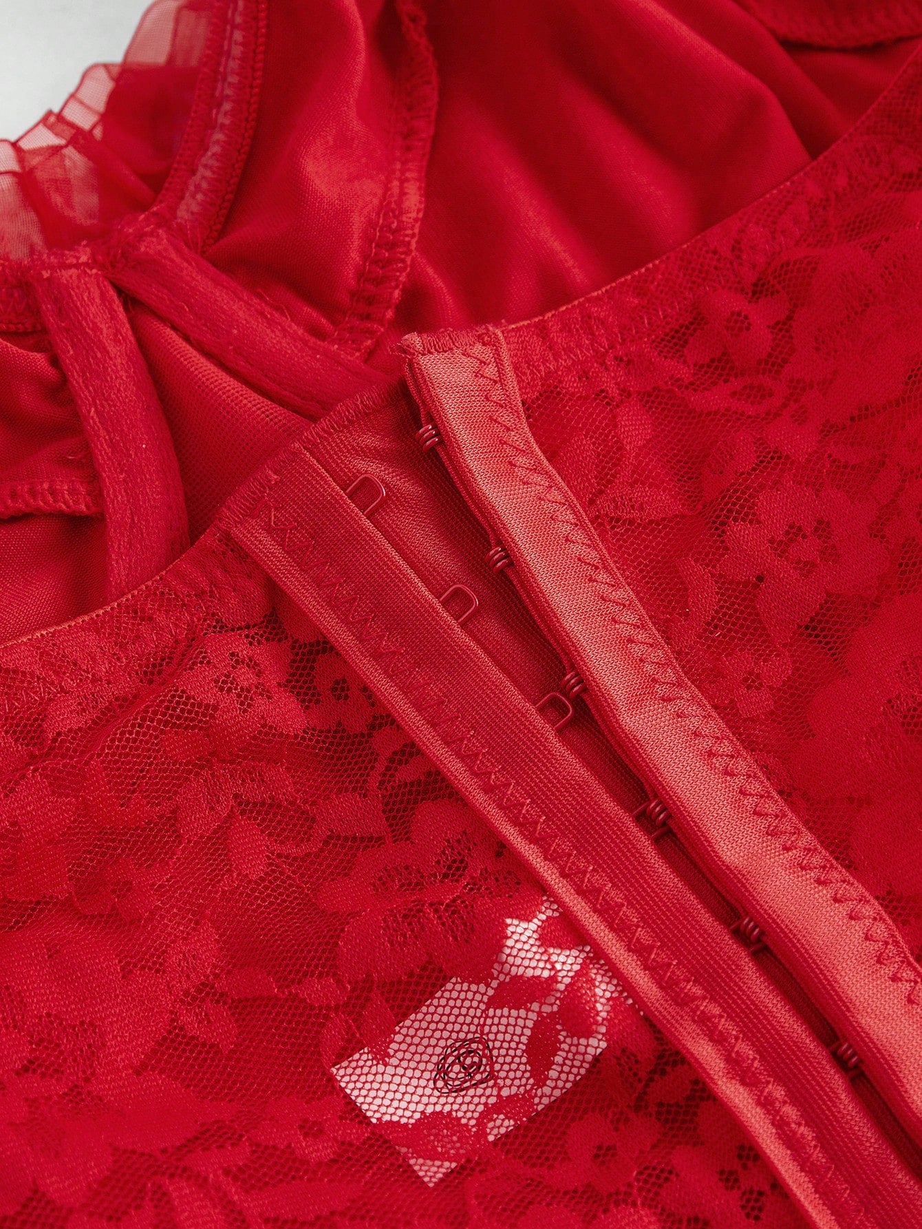 ROMWE Kawaii Top tubo decorado con lazo rojo para el Día de San Valentín