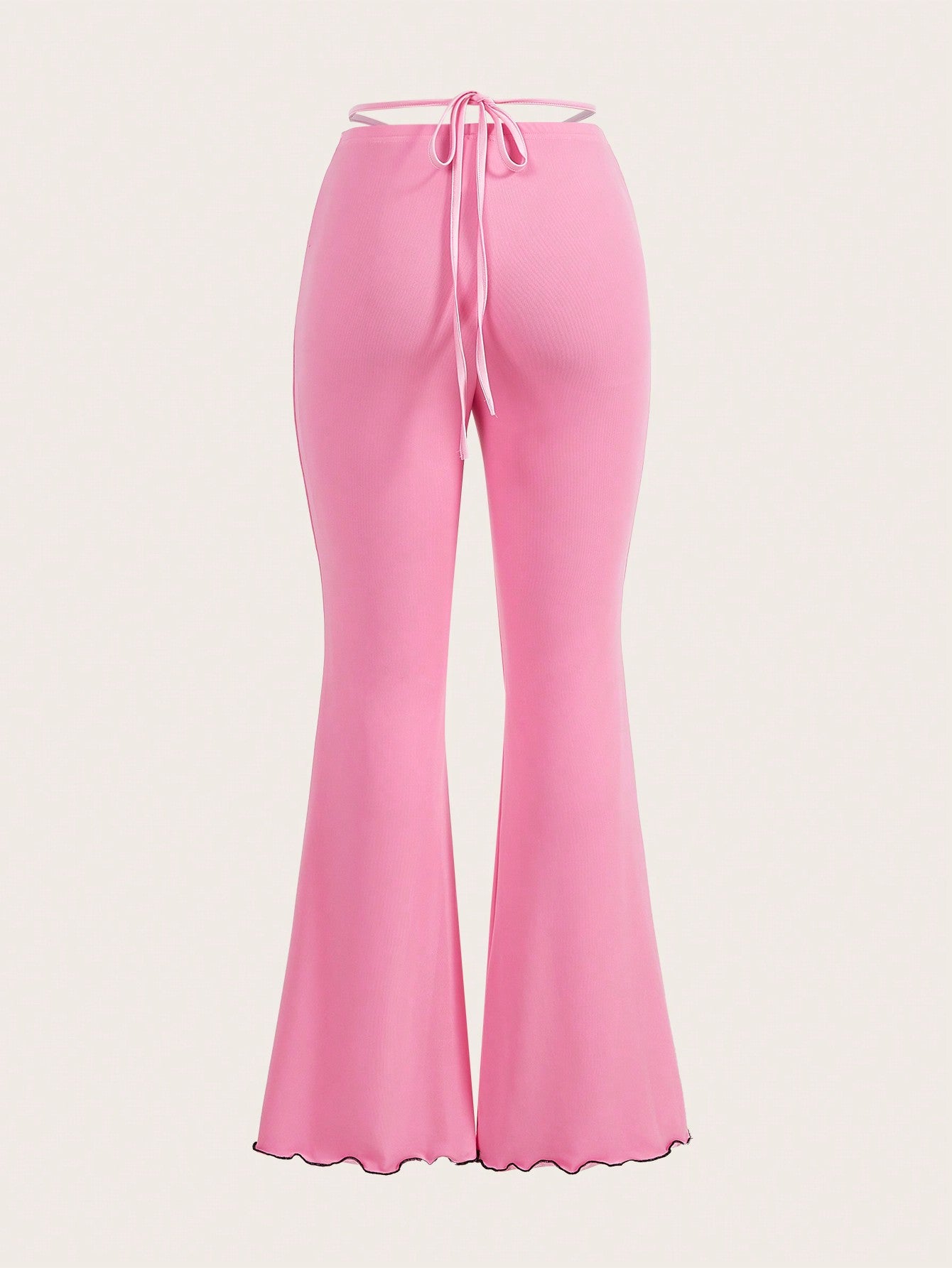 SHEINNeu Pantalones holgados casuales con cordones para mujer