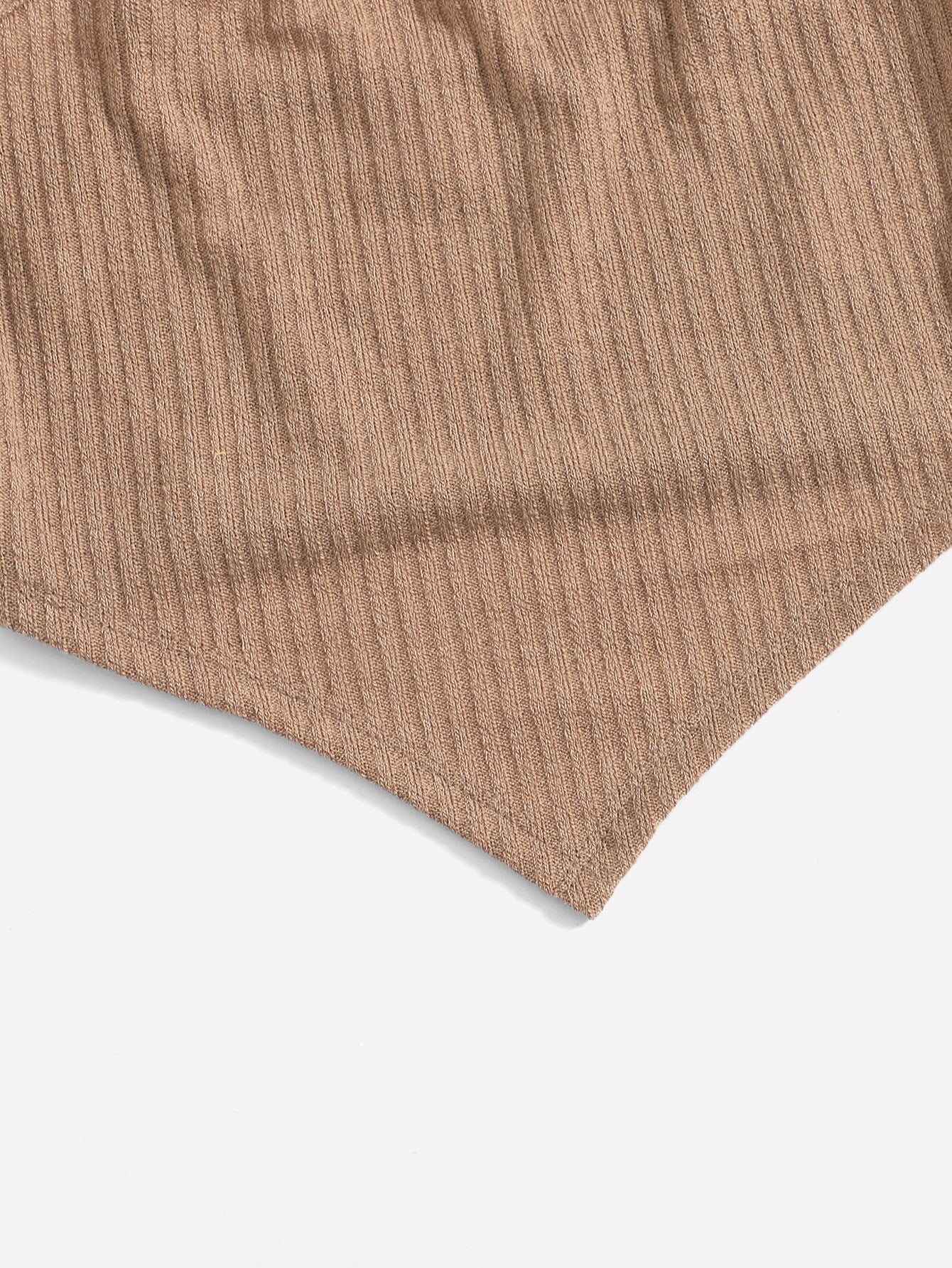 SHEIN Chicas adolescentes Top de tirantes bajo asimétrico