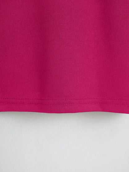SHEIN EZwear Camiseta crop con estampado de letra