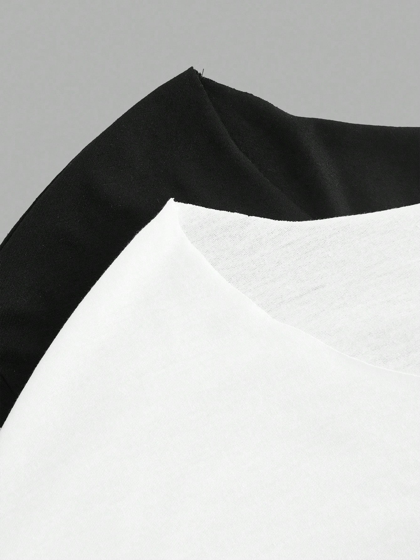 SHEIN EZwear Camiseta de manga larga con hombros oblicuos, suelta y versátil, de estilo informal, adecuada para el otoño