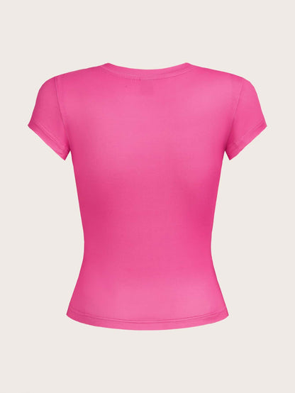 SHEIN ICON Camiseta mapa de calor corporal con estampado