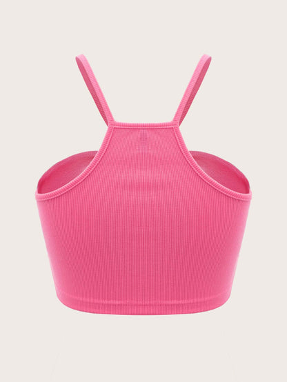 SHEIN ICON Top de tirantes con diseño de aro de corazón