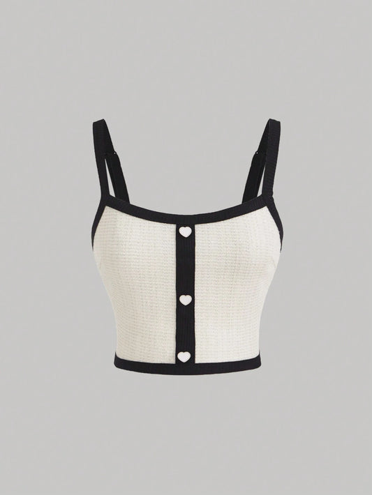 SHEIN MOD Camiseta Sin Mangas Para Mujer