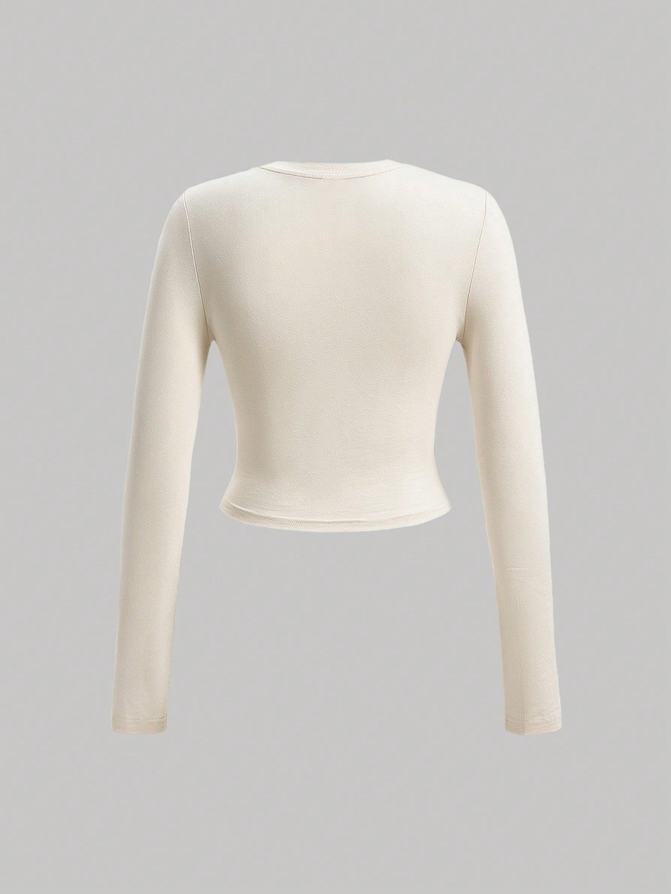 SHEIN MOD Camiseta crop con estampado de letra