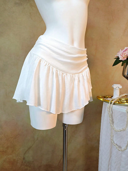 Vestido casual y versátil con dobladillo plisado/con volantes, adecuado para ocasiones de primavera/verano como vacaciones, citas, cumpleaños, fiestas, viajes, meriendas, aeropuertos, con cintura favorecedora y ajuste có