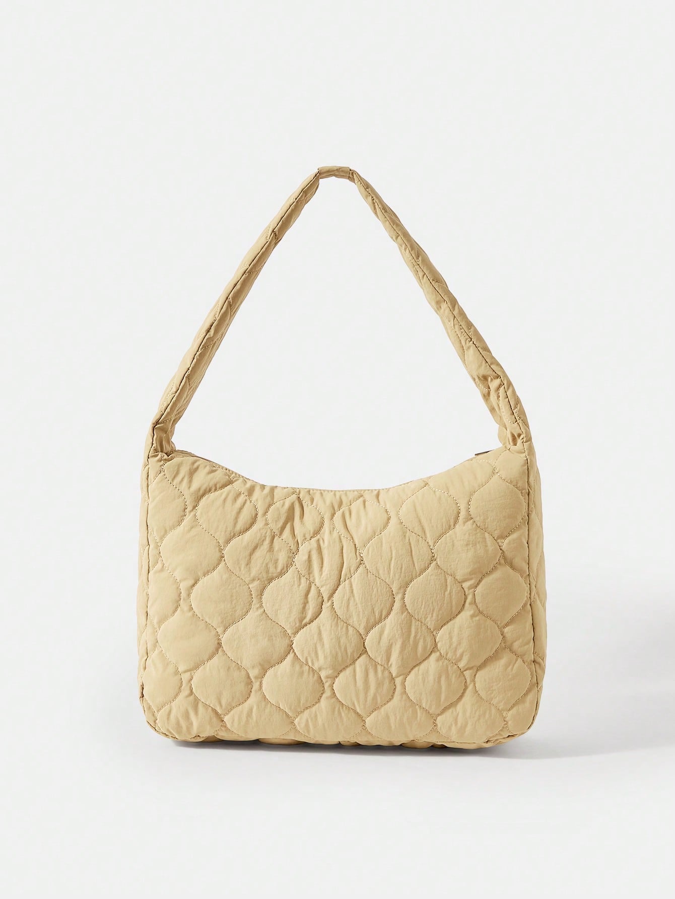 We Bare Bears X SHEIN Bolso de hombro para damas y mujeres, de estilo de dibujos animados, acolchado, de moda, personalizado, sencillo, versátil, de calle, dulce y fresco para chicas, chicas calientes, de gran capacidad,