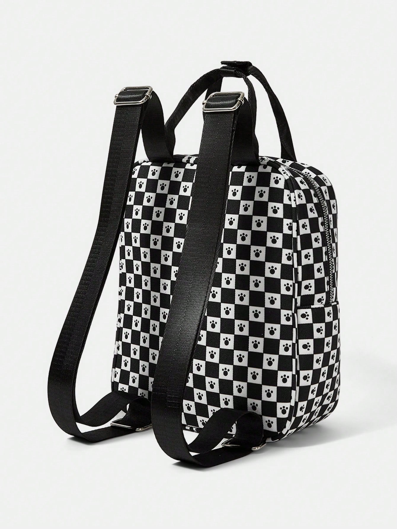 We Bare Bears X SHEIN Mochila linda y de moda con estampado de dibujos animados para mujer