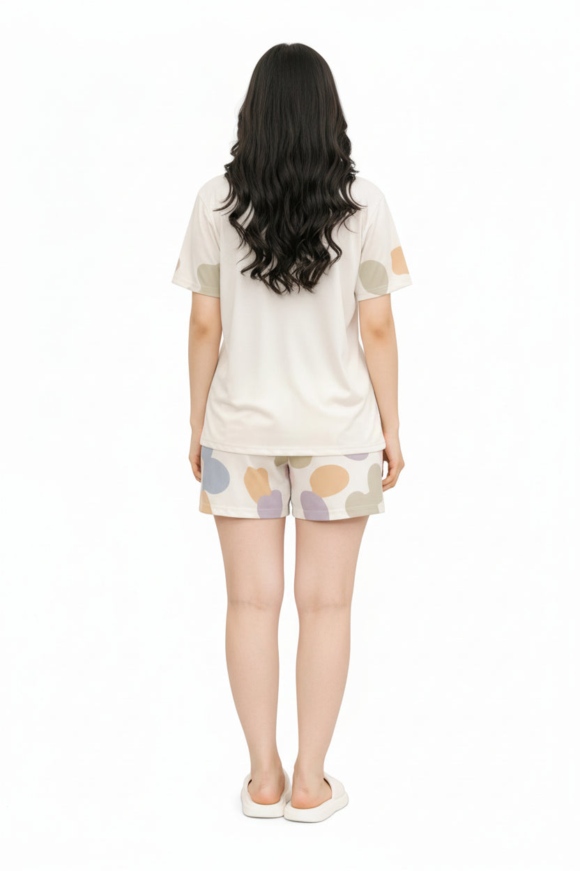 Set Pijama Sweet Teddy – Polo + Pantalón + Short