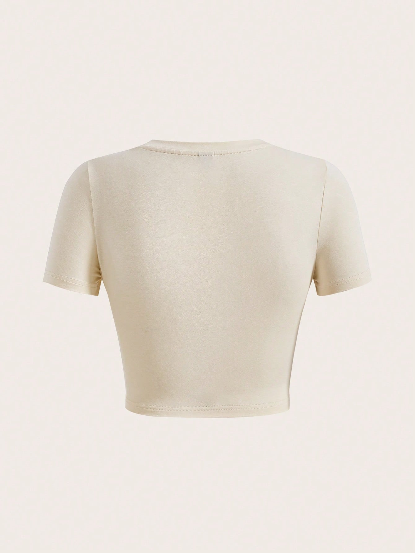 splusmart Camiseta corta de artista con estampado retro de letras y gráficos de calle, ropa de mujer, para verano, 95% algodón